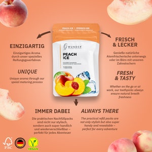 Miracle Toothpicks with Flavor Refill Pack Peach/Ice image 2