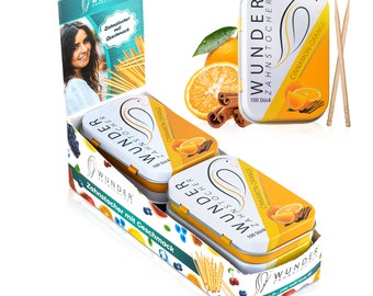 Miracle Cure-Dent Présentoir Pack de 6 Cannelle Orange DS