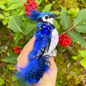 Bird cardinal, Cardinal gift, Bird jewelry, Bird pin, Bird brooch, Cute bird, Bird gift, Bird gifts for women, Feather jewelry, Feather pin