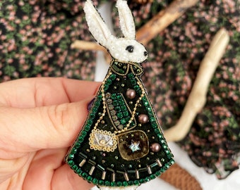 bonbon　HARPO  Rabbit Brooch  ロンハーマン bonbon様専用 HARPO Rabbit Brooch ロンハーマン - メルカリ