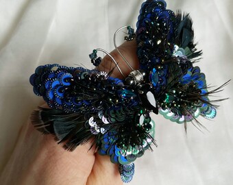 Insect pin, Beetle jewelry, Insect brooch, Butterfly pin, Butterfly jewelry, Butterfly gift, Feather jewery, Butterfly accessories