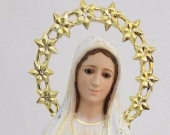 Estatua del Sagrado Corazón de María, Inmaculado Corazón de María, Sagrado Corazón, Inmaculada María, Arte Católico, Regalo Religioso