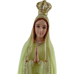 Statue of Our Lady Luminiscent, Virgin Mary Religious Figurine Glow in the Dark, Virgin Mary Statue Big Size, Mary Mother Jesus, Sacred Art