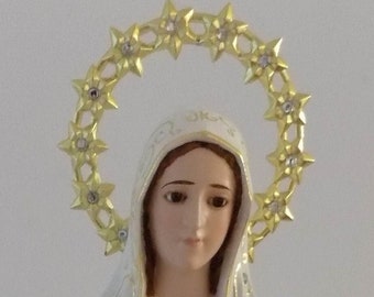 Estatua del Sagrado Corazón de María, Inmaculado Corazón de María, Sagrado Corazón, Inmaculada María, Arte Católico, Regalo Religioso