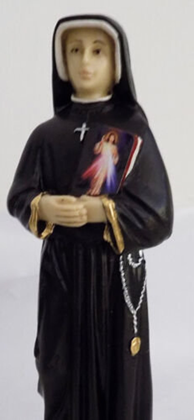 Statue of Saint Faustina, Divine Mercy, Faustina Religious Figurine