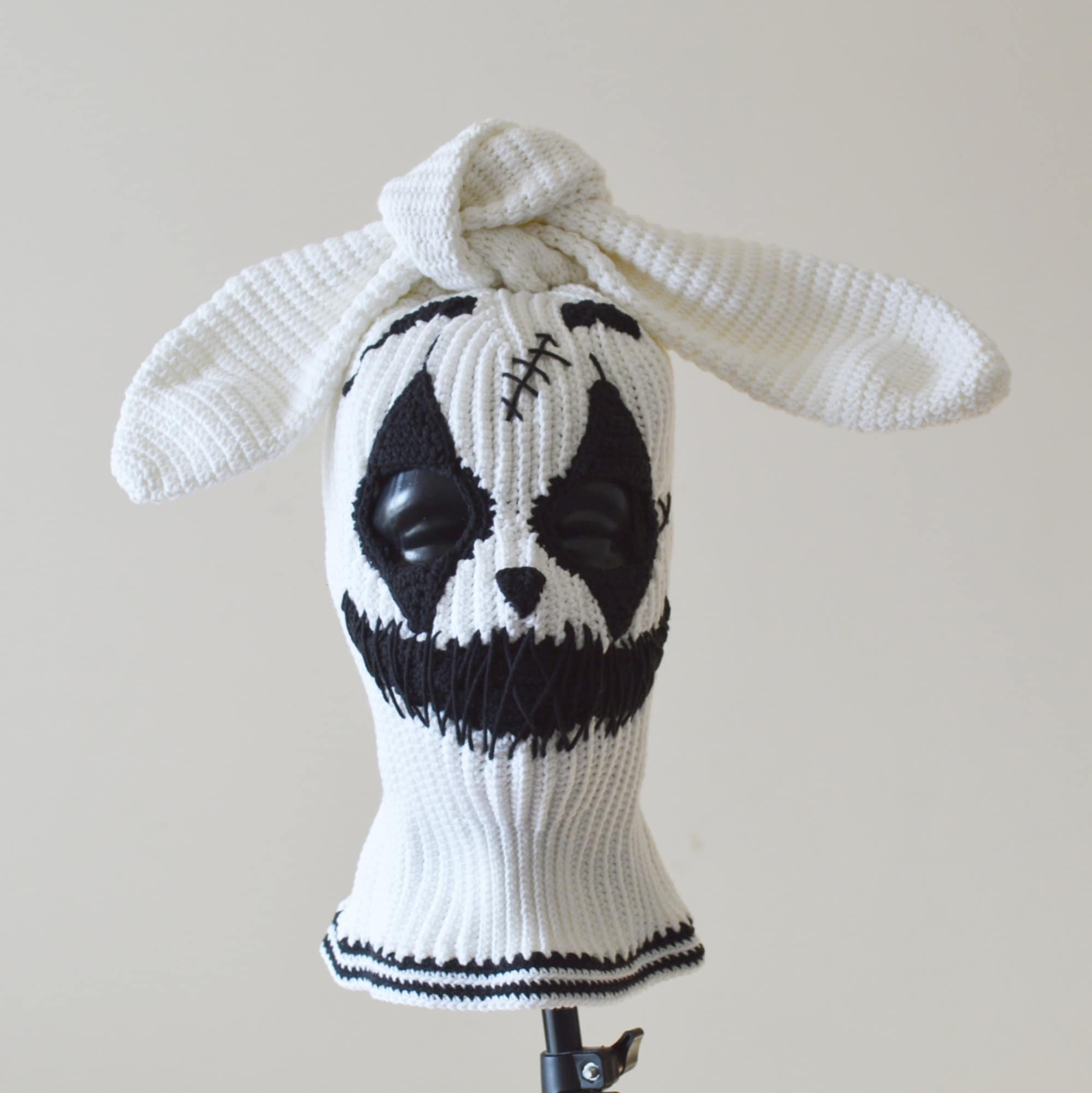 Custom Crochet Balaclava Clown Joker Horror Ski Masks Bunny - Etsy