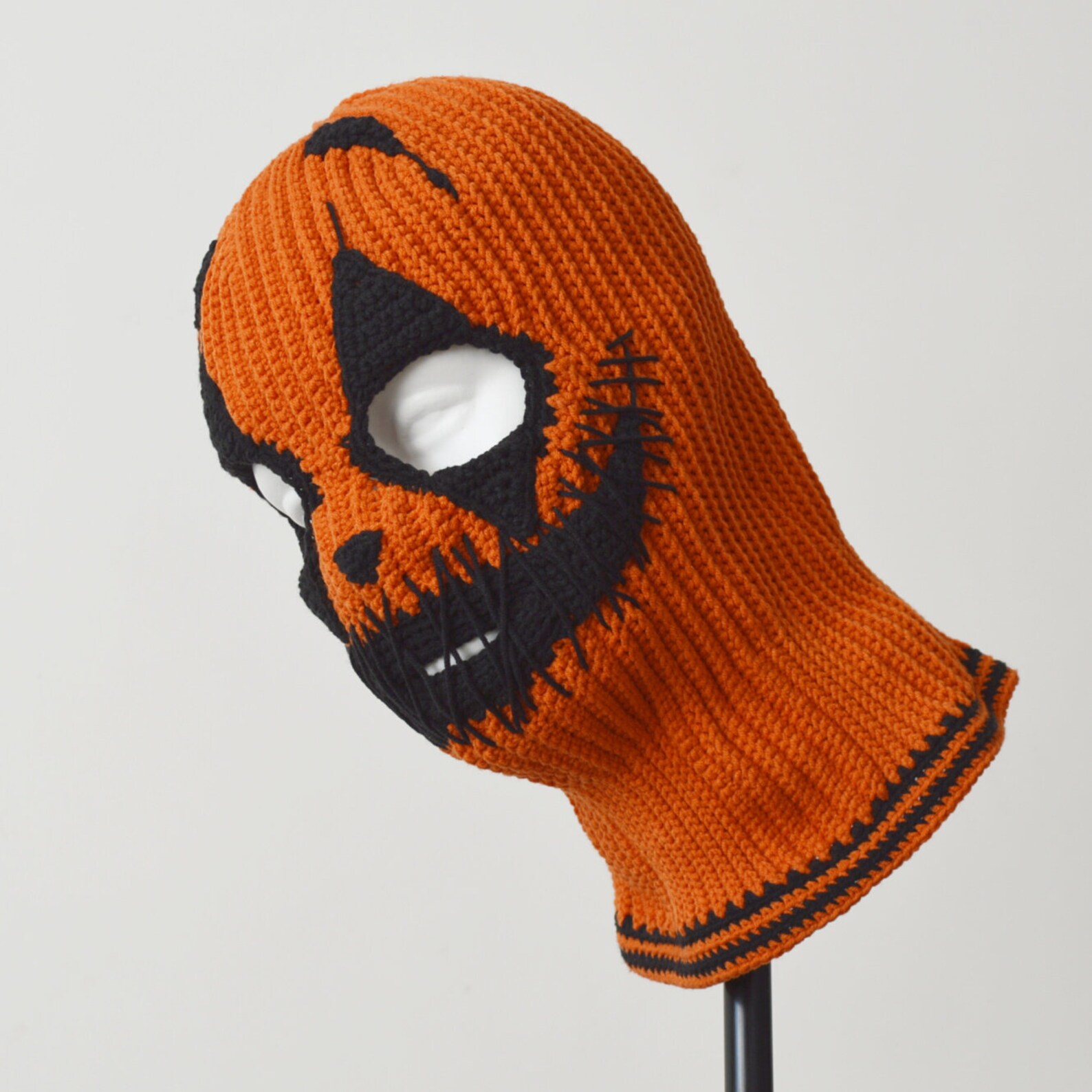 Custom Ghost Clown Crochet Balaclava Ski Mask for Men and - Etsy