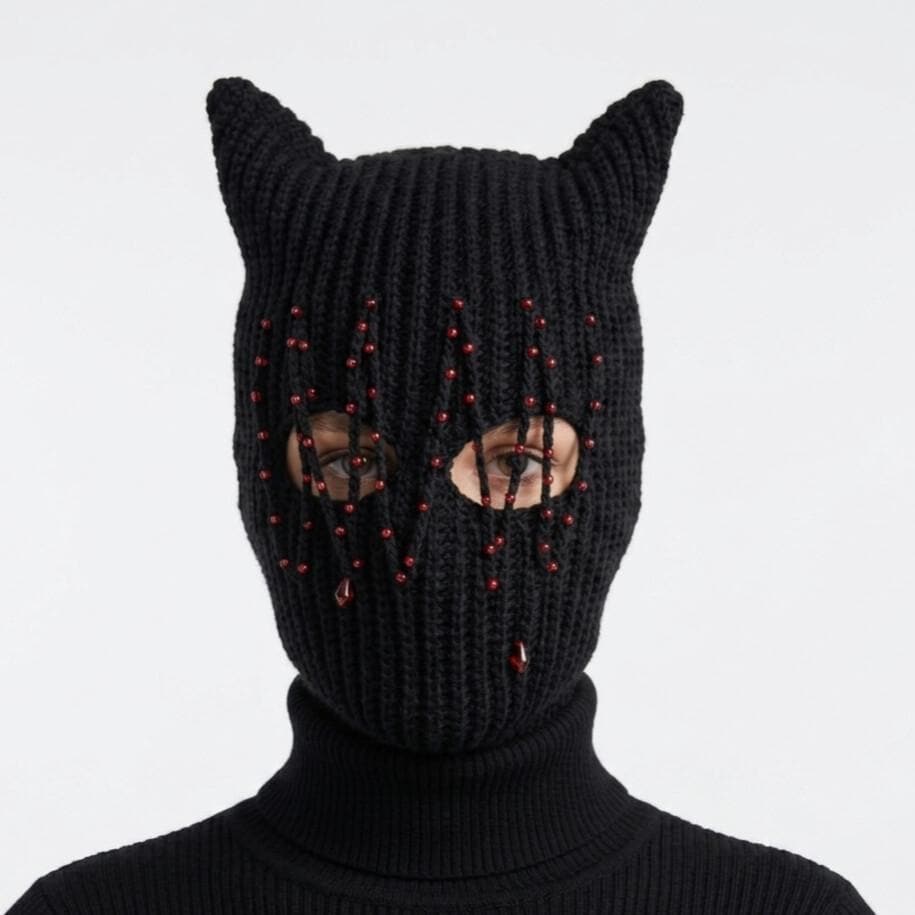 Beaded Ski Mask - Etsy