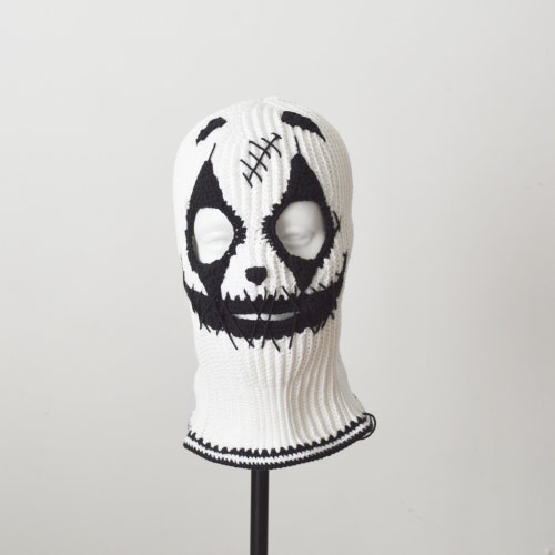 Joker Crochet Clown Ski Mask for Men and Woman Creepy Knitted - Etsy UK