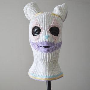 Custom Crochet Bunny Clown Balaclava Ski Mask Women Men - Etsy