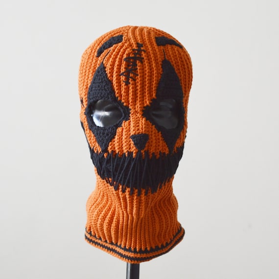 Custom Ghost Clown Crochet Balaclava Ski Mask for Men and Woman 3