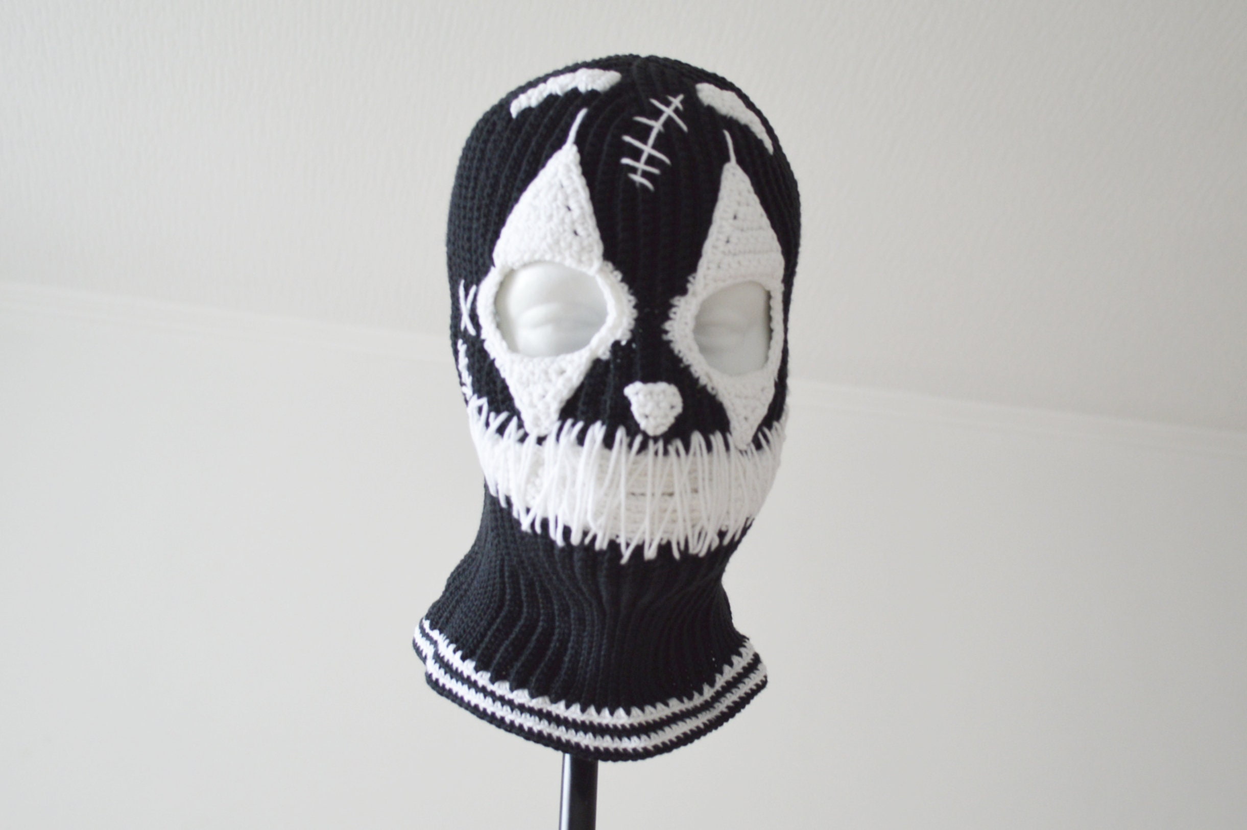 Ghost Mask With Balaclava Completely Handmade. Also -  UK