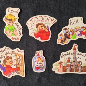 Op Life Series geïnspireerde AHA-stickers