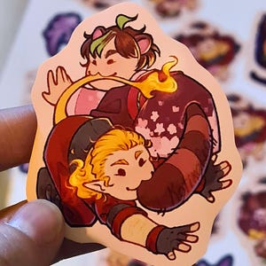 Op Hermitcraft geïnspireerde Joel Smallishbeans Tango Tek-sticker