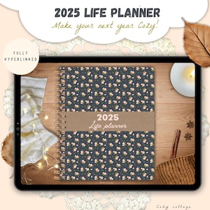2025 Landscape Dated Digital Planner, Boho, Minimalist, Goodnotes, iPad Planner, Dated, Daily Planner, Weekly Planner, Digital journal