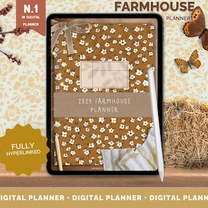 2025 Cozy Portrait Dated Digital Planner — Boho, Minimalist, Goodnotes, iPad Planner, Dated, Daily Planner, Weekly Planner, Digital journal