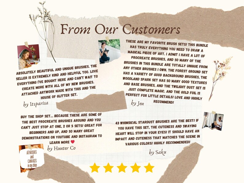 Set di pennelli Butterfly Procreate, timbri, tela e tavolozza di colori immagine 11