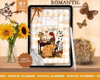 2026 Digital Planner, Romantic Feminine Diary (PDF)