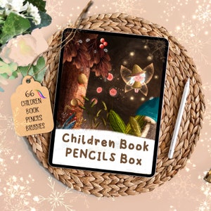 Procreate CHILDREN BOOK PENCILS Box Brushes Brushset | Procreate ...