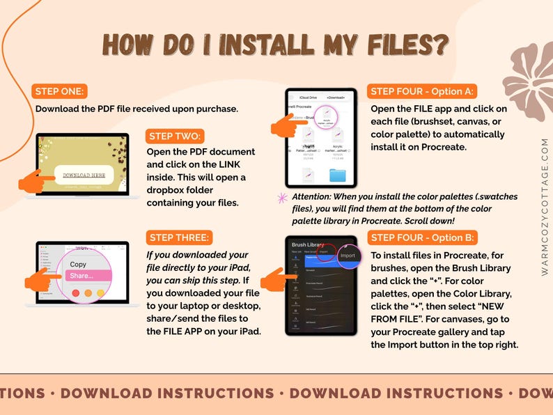 Set di pennelli Butterfly Procreate, timbri, tela e tavolozza di colori immagine 10