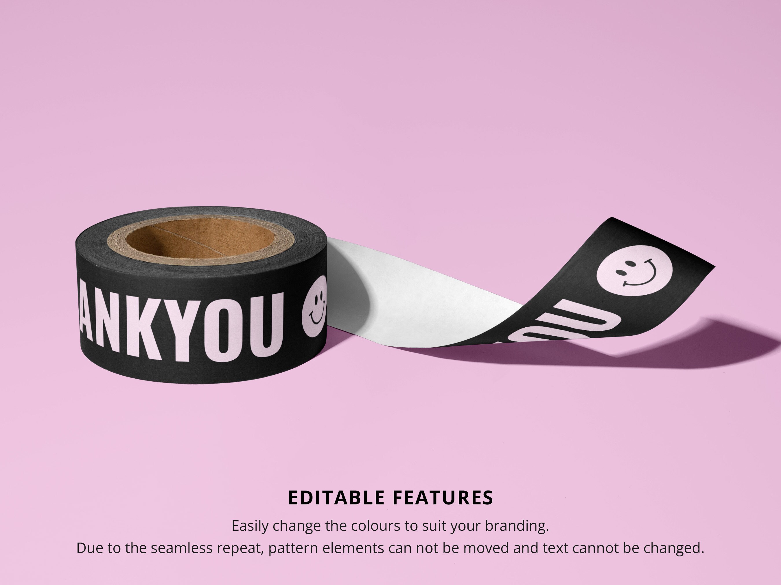 BAILEY Packing Tape Template Noissue Packing Tape DESIGN Etsy