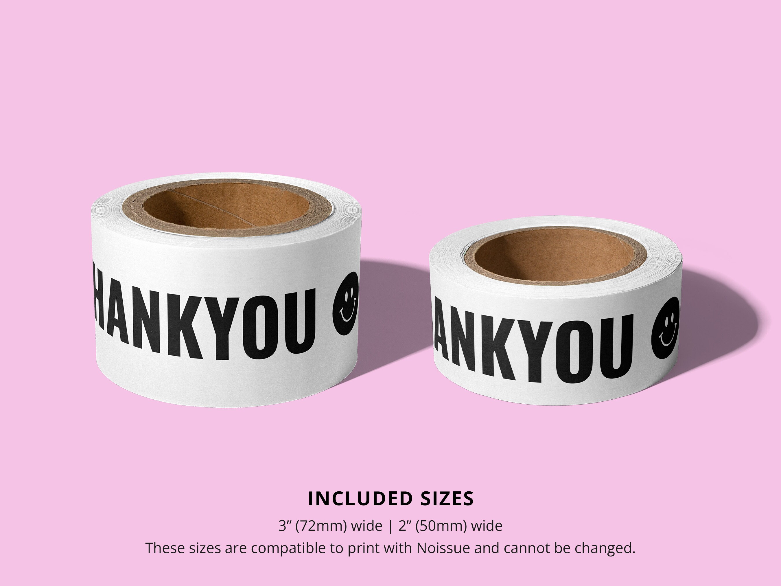 BAILEY Packing Tape Template Noissue Packing Tape DESIGN Etsy