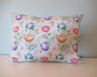 Tea Pots Pillowcase with or without Pillow