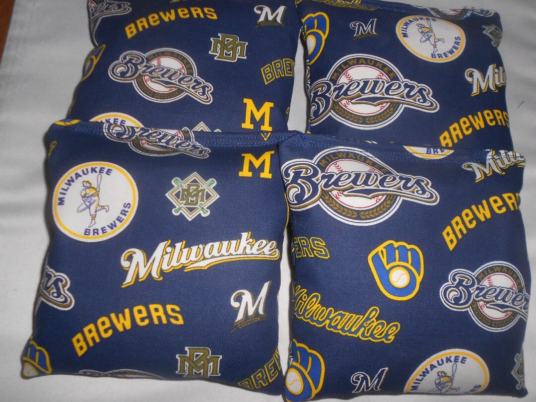 Set of 4 Milwaukee Brewers Corn Hole Bags - Etsy