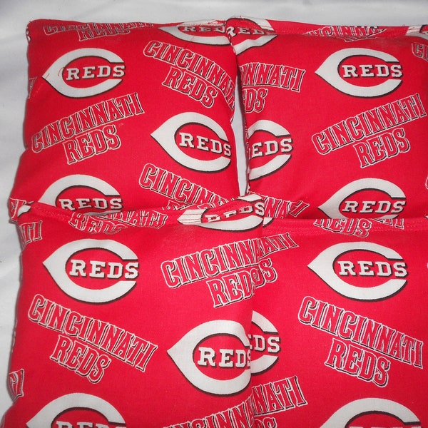 Set of 4 Cincinnati Reds Corn Hole Bags