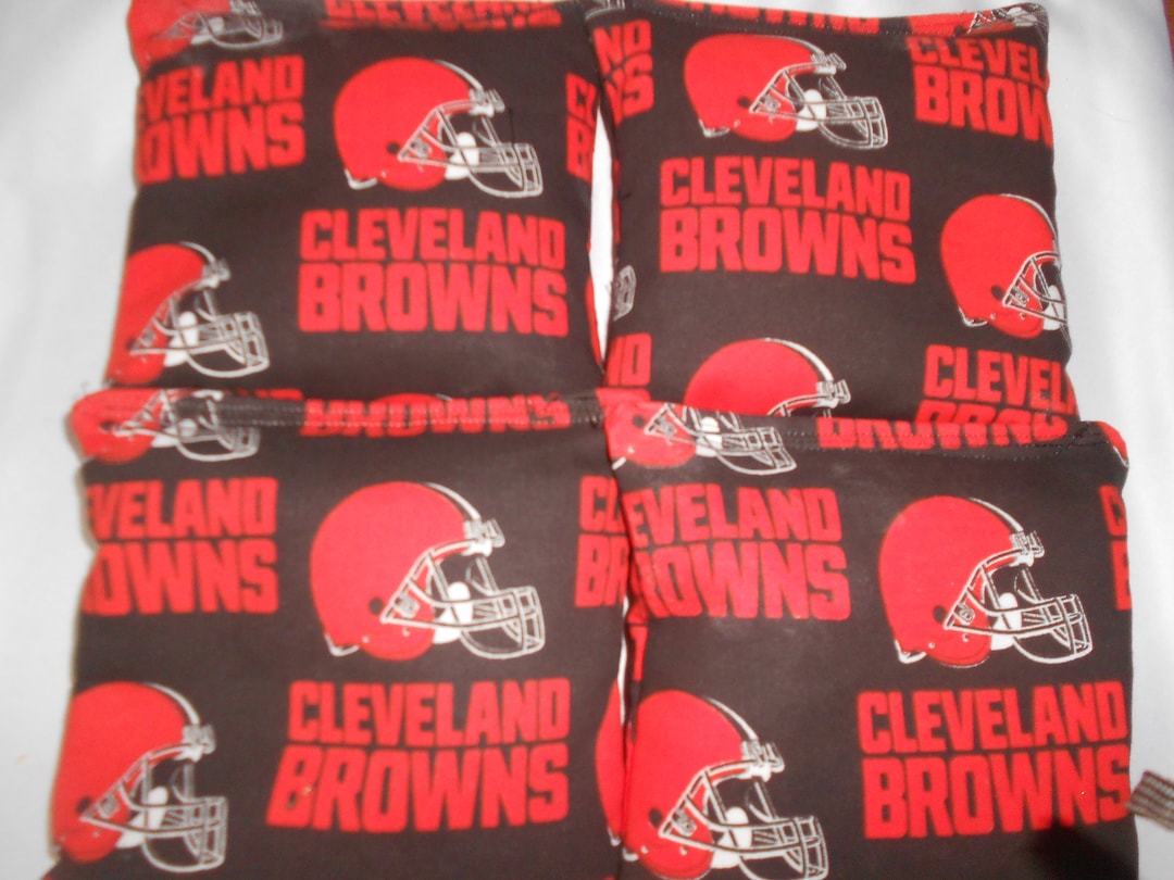 Set of 4 Cleveland Browns Corn Hole Bags - Etsy
