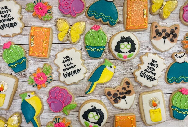 Encanto Themed Cookiesencanto Partymirabel Cookies Birthday Etsy