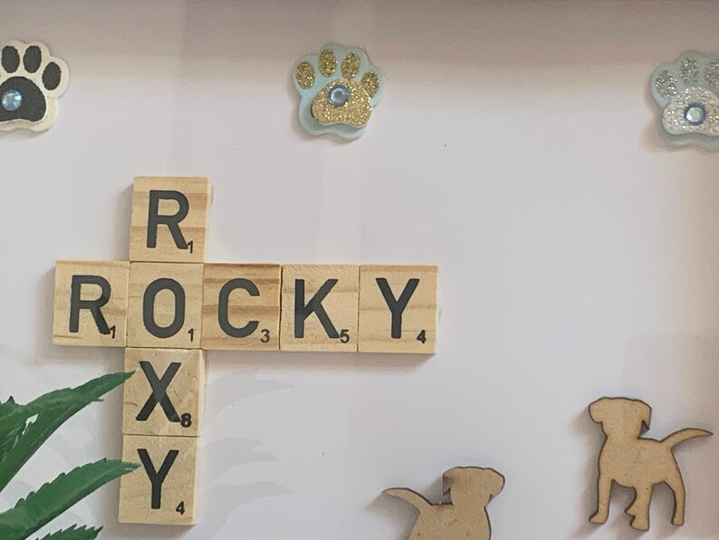 Scrabbleframes (huisdieren) afbeelding 2