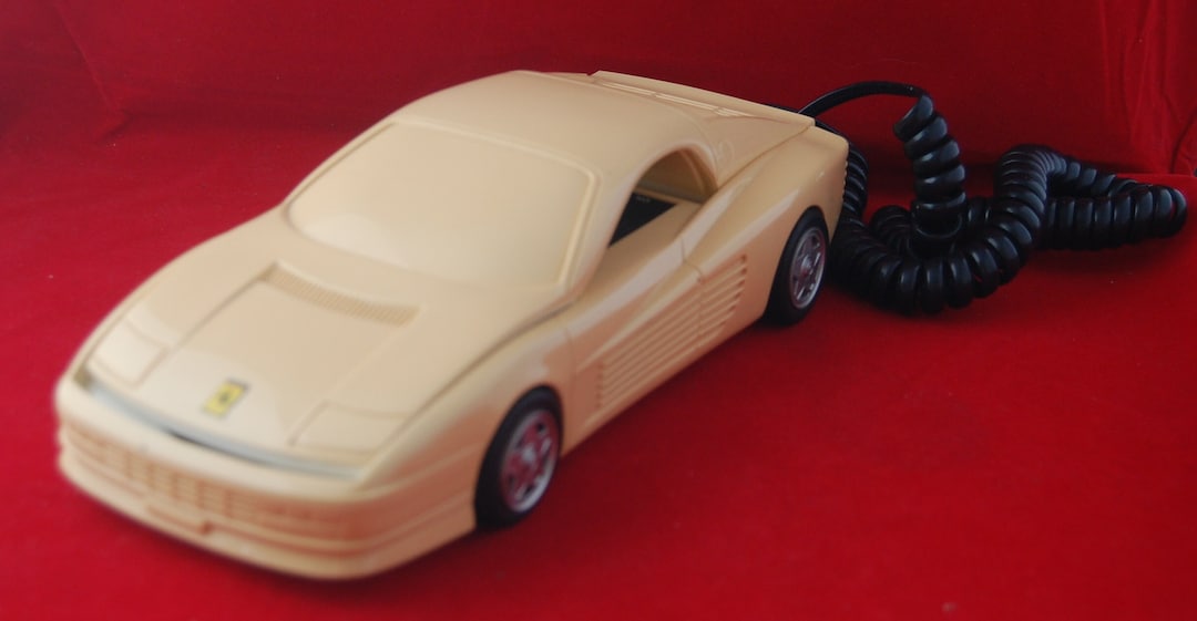 TELEFONO DESIGN FERRARI FORMULA F1 TESTAROSSA TELEPHONE VINTAGE RARO – Ogni Giorno è un Nuovo Livello NerD