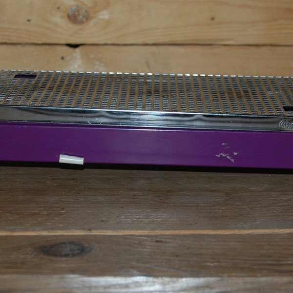 Vintage Purple Brabantia Rechaud, Hot Plate Warmer, Foodwarmer, Speisewärmer, Dutch Design, 1970s