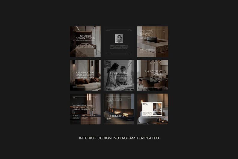 400 Canva Interior Design Social Media Templates for Instagram - Etsy
