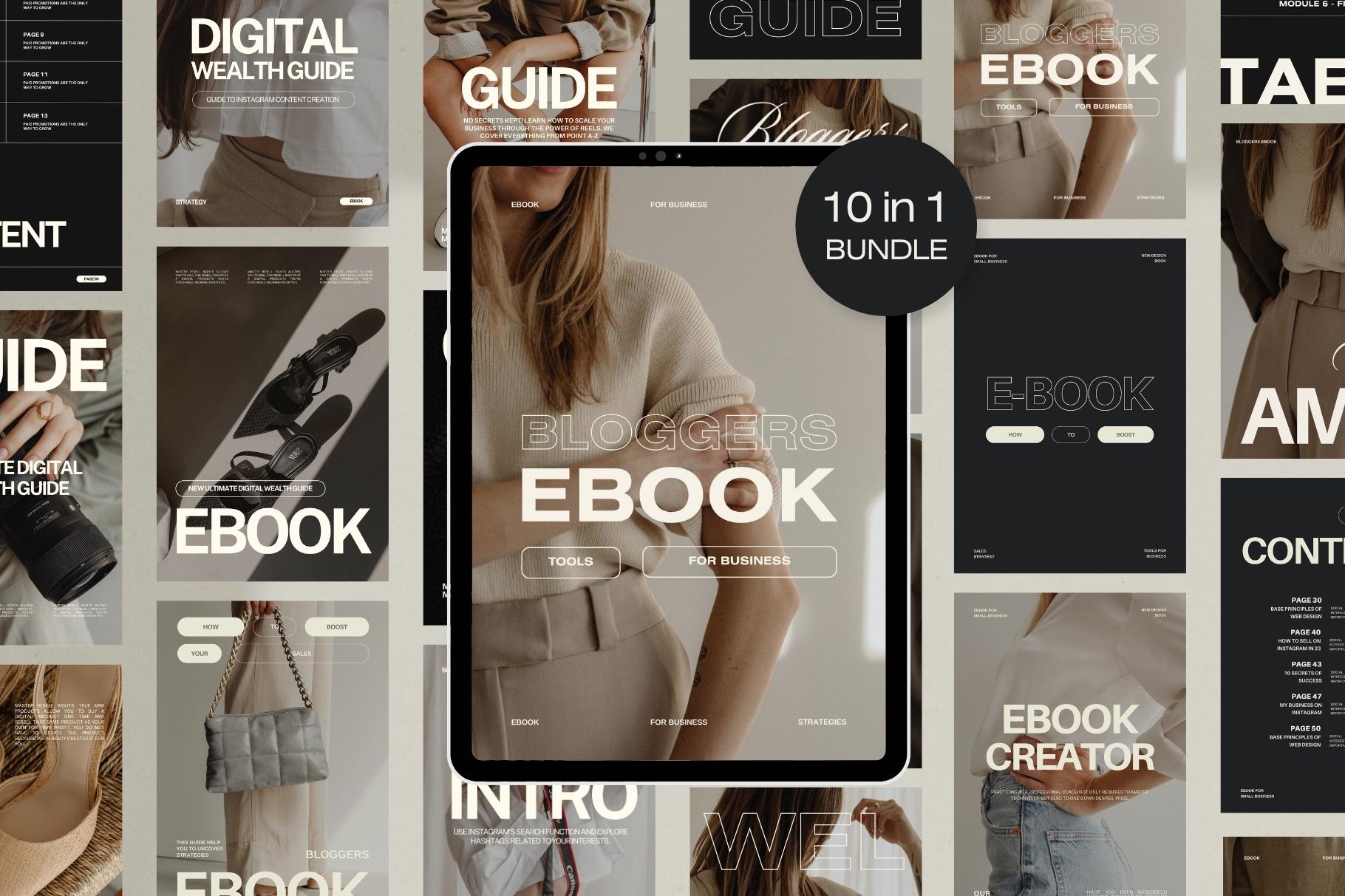 Plantillas de ebooks de coaching (10 en 1), plantilla de ebook de coaching Canva, plantillas de coaching, paquete de ebooks, plantilla de ebook de coa