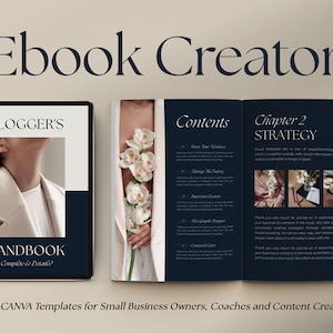 Ebook Template Canva for Coaches, Content Creators, Small Business ...