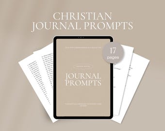 365 temas para diarios cristianos en Canva y PDF (imprimibles en tamaño A4)
