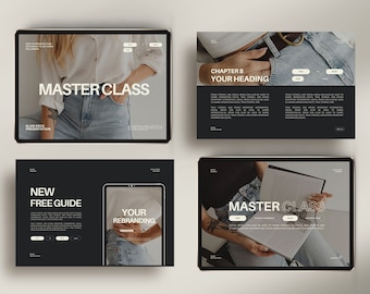 Webinar Canva Templates Coach IV, Slide Deck Template, Coach Folien, Webinar Canva Präsentation, Webinar Folien Vorlagen Deck, Coach Slides