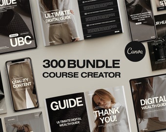 Big Coach Bundle VIII Course Creator Coaching Instagram Canva Template Workbook, Ebook and Slide Deck for coaches, business owners, experts