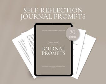 365 Daily Self Reflection Journal Prompts, Journal Prompts for Emotions, Self Reflection Questions, Writing Prompt, Journaling Prompts