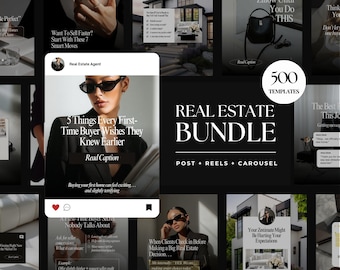 500 Real Estate Social Media Templates