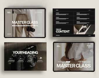 Webinar Canva Templates Coach VIII, Slide Deck Coach, Webinar Presentation Deck, Coach Slideshow, Webinar Slide Deck Canva, Coaching Slides