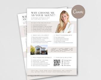 Real Estate Introduction Flyer in Canva