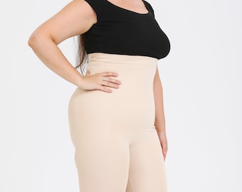 High Waist Body Shaper Shorts: Tummy Control, Thigh Slimming