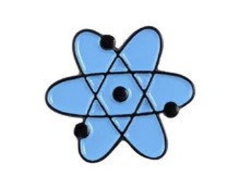 React/React Native Logo Enamel Pin - An Esoteric Tribute for the Tech Elite