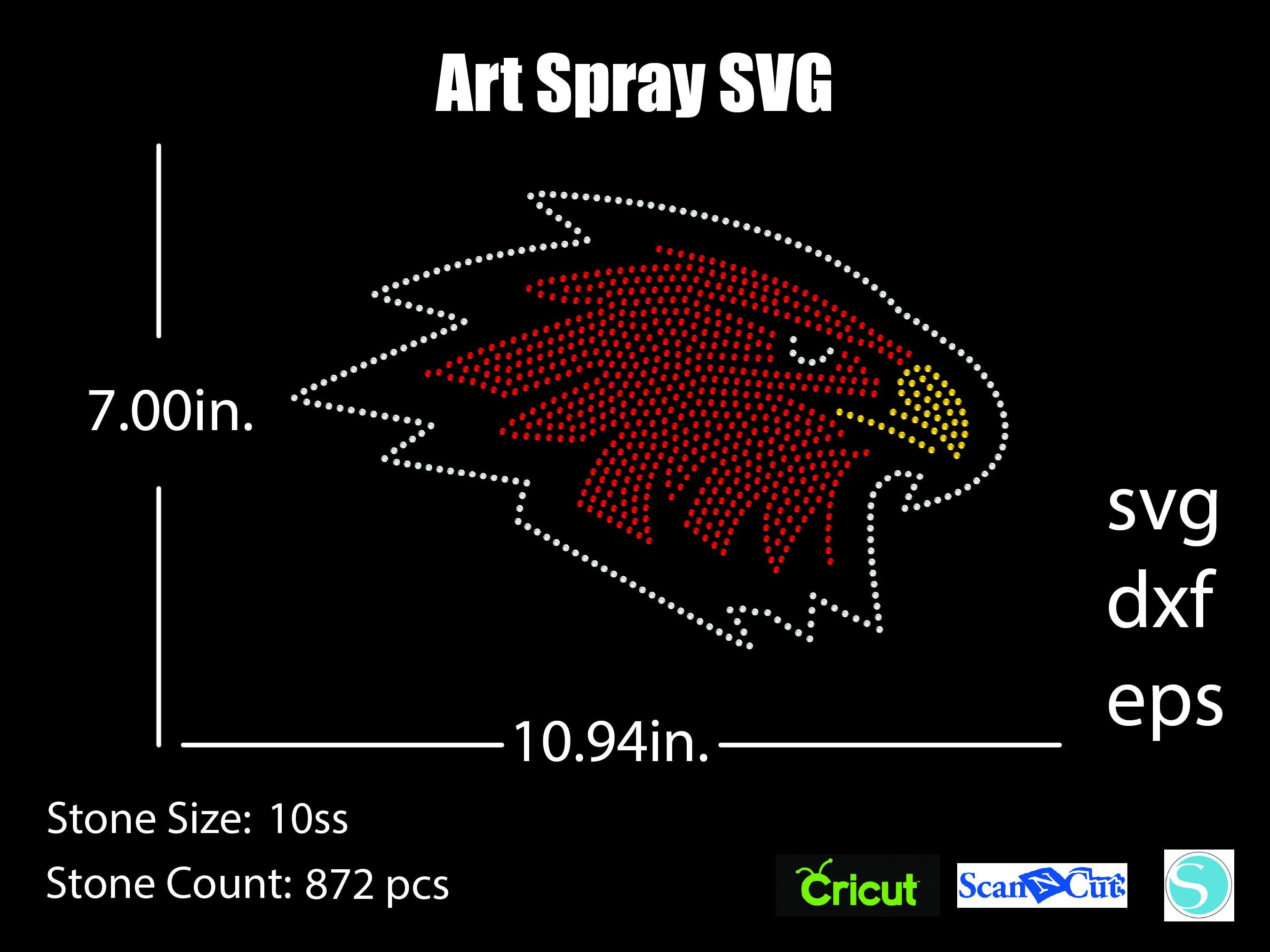 Eagle Rhinestone Template SVG | DXF | Cricut, Silhouette | (1156) - Etsy