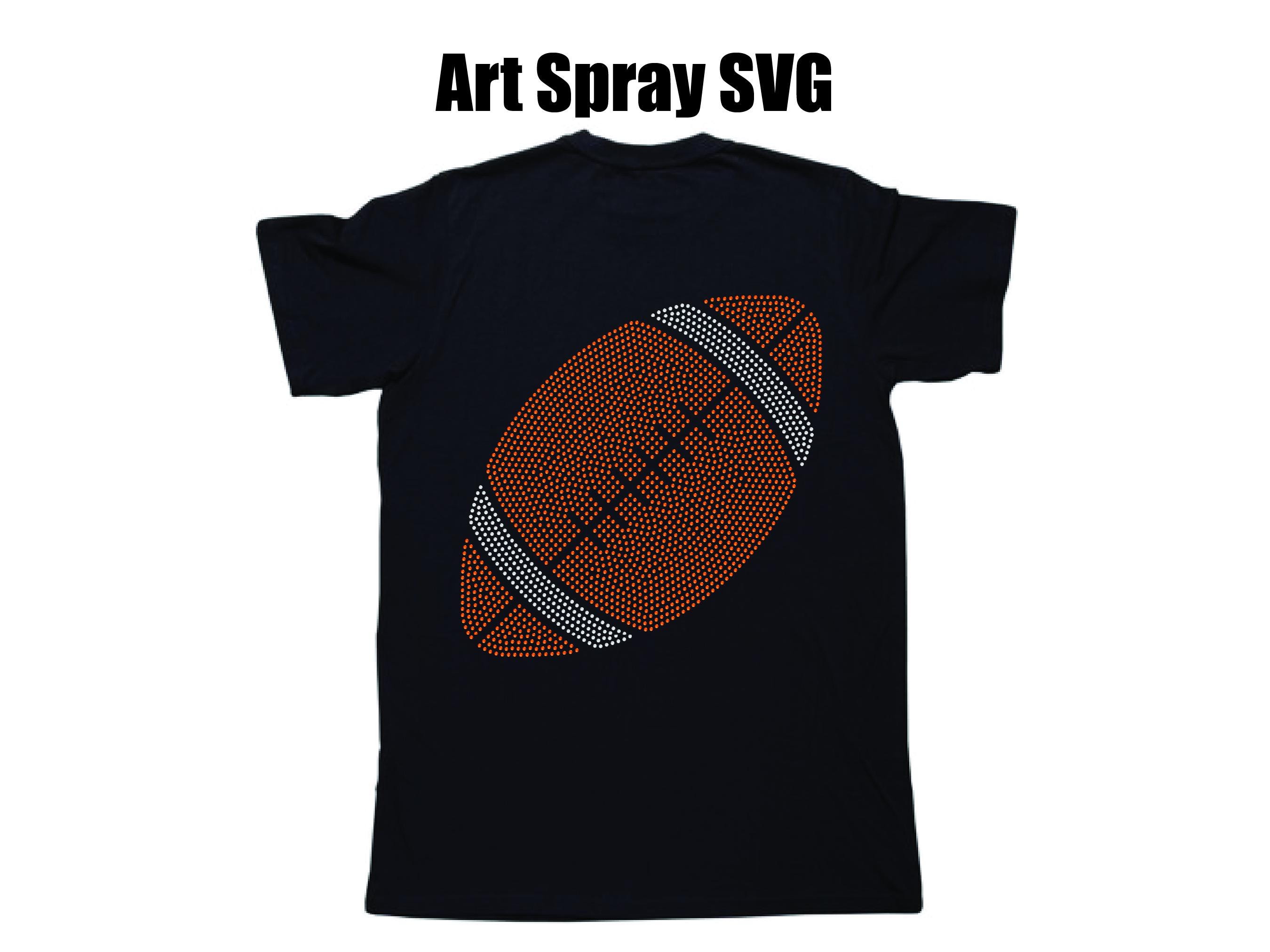 Football Rhinestone Template SVG | DXF | Cricut, Silhouette | (1115) - Etsy