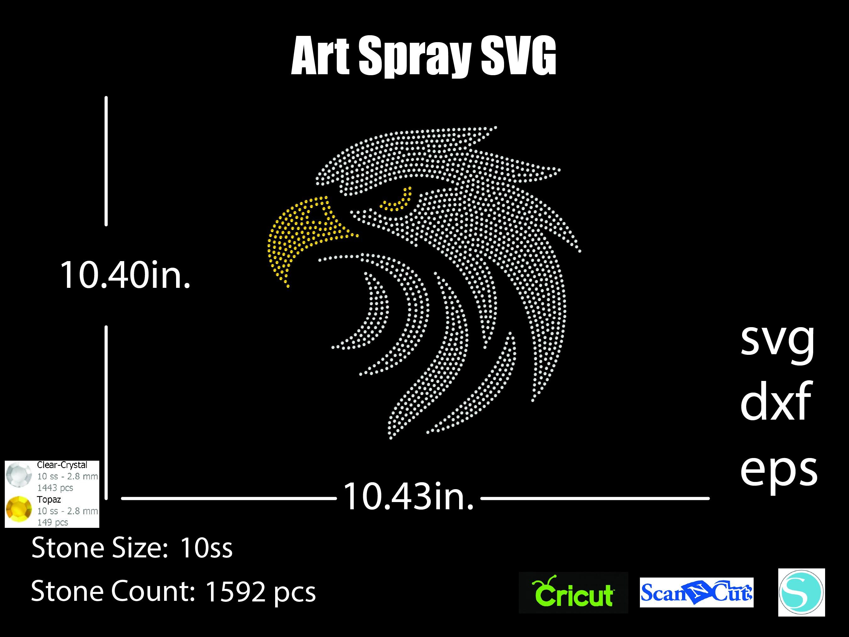 Eagle Rhinestone Template SVG | DXF | Cricut, Silhouette | (1308) - Etsy