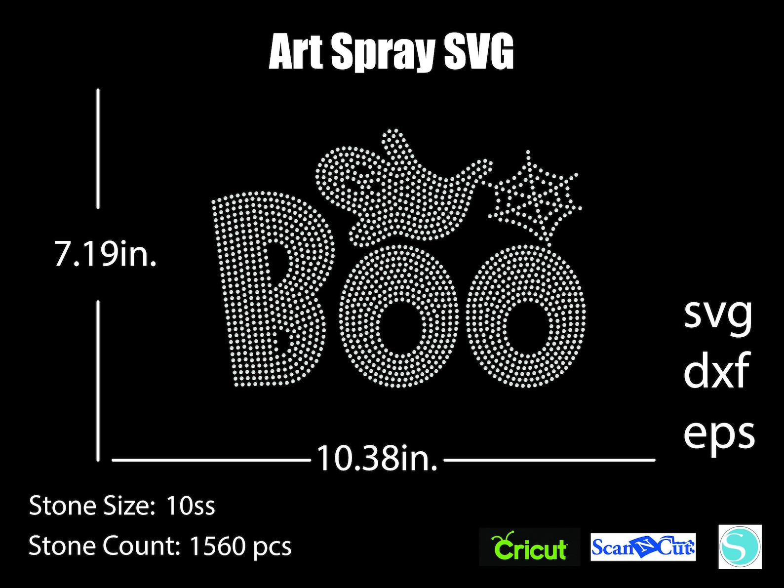 Rhinestone Boo Boo Rhinestone Template SVG | DXF | Cricut, Silhouette | (1191) - Etsy